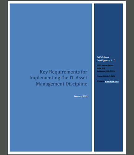 Key Requirements for Implementing the IT Asset Management Discipline